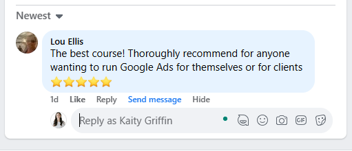 Testimonial – Lou Ellis